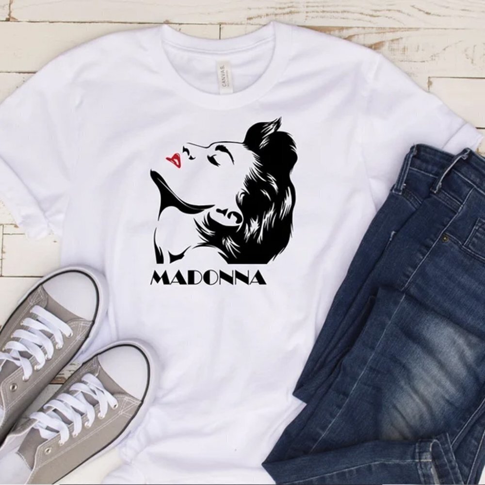 Madonna  Retro Tshirt Pop Icon Graphic Tee Pop Fan Gift Tee Shirt